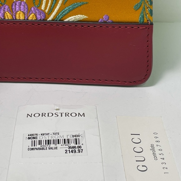 Gucci Satin Calfskin Bamboo Tokyo Print Medium Dionysus Top Handle Bag - Picture 4 of 13